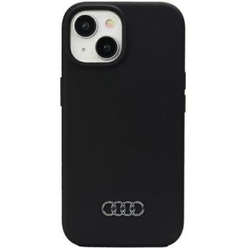 Audi szilikon tok iPhone 15 Plus 6.7&quot; fekete keménytok AU-LSRIP15M-Q3/D1-BK kép