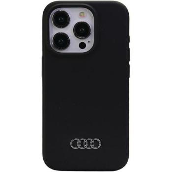 Audi szilikon tok iPhone 15 Pro Max 6.7&quot; fekete keménytok AU-LSRIP15PM-Q3/D1-BK kép