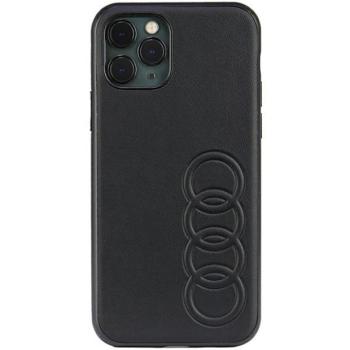 Audi Szintetikus bőr iPhone 11 Pro 5.8&quot; fekete/arany keménytok AU-TPUPCIP11-TT/D1-BK kép