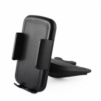 Autós tartó (CD lejátszóba, 360°-ban forgatható, 70-92 mm széles) FEKETE Sony Xperia XZ (F8331), Google Pixel XL, Asus Zenfone 3 Max (ZC520TL), Samsung Galaxy A3 (2017) SM-A320F, Samsung Galaxy kép