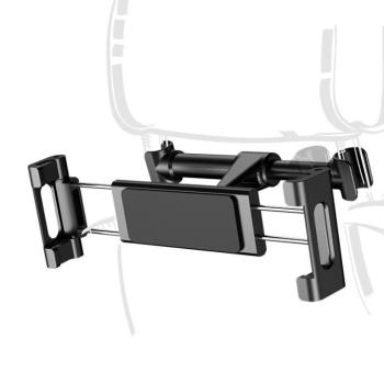 Autós tartó, Univerzális, 4.7 - 12.9&quot; -os készülékekhez, fejtámlára szerelhető, 360°-ban forgatható, Baseus Backseat, fekete kép