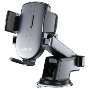 Autós tartó, univerzális, műszerfalra rögzíthető, tapadókorongos, 4 - 6.7&quot;-os készülékekhez, 360°-ban forgatható, teleszkópos, állítható, dönthető, Joyroom JR-OK3, fekete kép