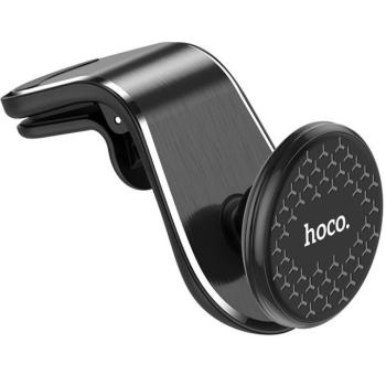 Autós tartó, Univerzális, szellőzőre rögzíthető, 360°-ban forgatható, mágneses, Hoco CA59 Victory, fekete kép