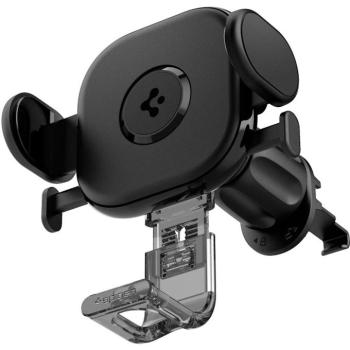 Autós tartó, Univerzális, szellőzőre rögzíthető, 4 - 7&quot; készülékig, 360°-ban forgatható, Spigen OneTap UTS12, fekete kép
