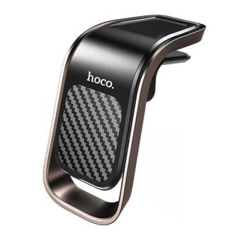 Autós tartó, Univerzális, szellőzőre rögzíthető, mágneses, Hoco CA74 Universe, fekete/metál-szürke kép