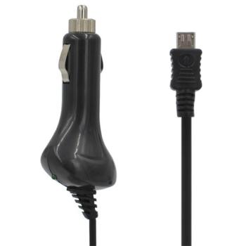 Autós töltő (5V / 2100mA + beépített microUSB kábel) FEKETE Evolveo Strongphone Q5, Blackberry DTEK50 , Vodafone Smart turbo 7 (VFD500), HTC Desire 825, HTC One S9, Alcatel OT-2008G, Huawei Y6 I kép