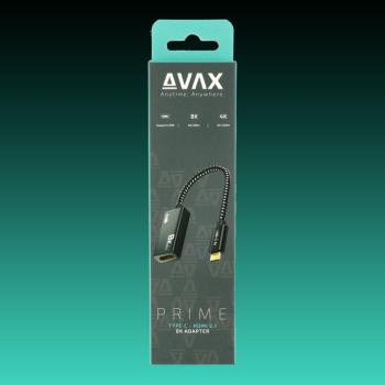 AVAX AD901 PRIME USB-C-HDMI 2.1 átalakító 8K/60Hz kép