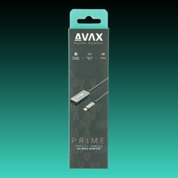 AVAX AD903 PRIME USB-C - HDMI 2.0 átalakító 4K/60Hz, sodorszálas kép