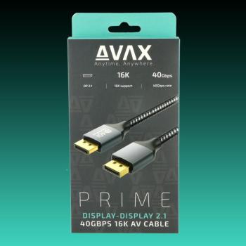 AVAX AV901 PRIME Display-Display 2.1/40Gbps 16K/60Hz AV kábel, 2 méter kép