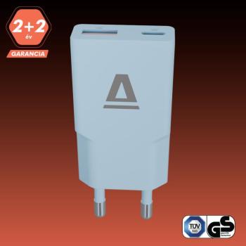 AVAX CH641LB NANO SLIM 30W töltő adapter USB-C (PD3.0)+USB-A (QC3.0),világoskék kép