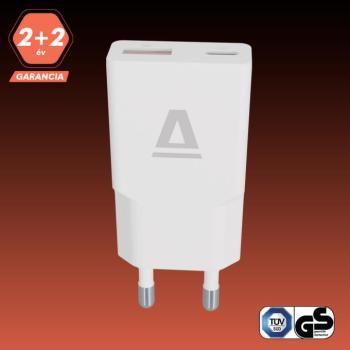AVAX CH641W NANO SLIM 30W töltő adapter USB-C (PD3.0)+USB-A (QC3.0),fehér kép