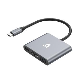 AVAX HB9031 PRIME USB-C – USB 3.0, HDMI, 4K/60 Hz, PD 100W HUB kép