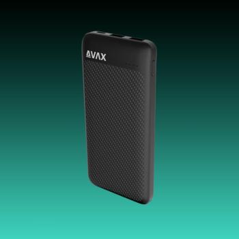 AVAX PB220 LIGHTY+ 20W 20.000mAh powerbank USB-C (PD 3.0) + 2×USB-A, fekete kép