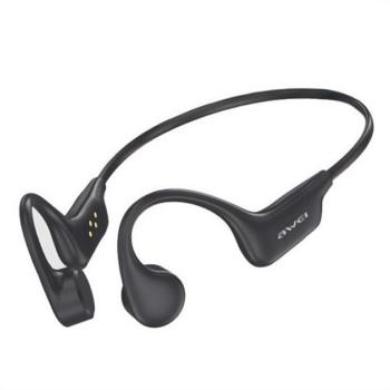 AWEI A899BL bluetooth csontrezgéses fülhallgató SZTEREO (v5.2, TWS, fülre akasztható, mikrofon, IPX8, SPORT) FEKETE kép