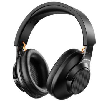 AWEI A997BL bluetooth fejhallgató SZTEREO (v5.1, mikrofon, zajszűrő + 3.5mm jack kábel) FEKETE Doogee X30, Alcatel OT-997D, Alcatel Pixi 3 3.5 (OT-4009), Honor 7, Lenovo K5 Note (A7020), Samsung G kép