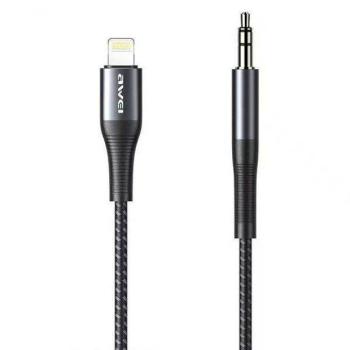 AWEI adapter CL-116L Lightning/Jack 3,5 fekete kép