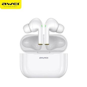 AWEI Bluetooth fülhallgató 5.0 T29 TWS + dokkolóállomás fehér kép
