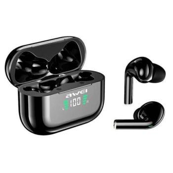 AWEI Bluetooth fülhallgató 5.1 T29P TWS + dokkolóállomás fekete kép