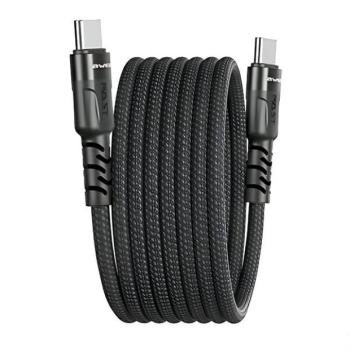 AWEI CL-166T Type-C - Type-C kábel PD 60W - fekete kép