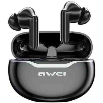 AWEI fülhallgató Bluetooth 5.3 T50 Pro TWS + dokkoló állomás fekete kép
