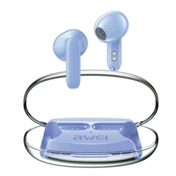 AWEI fülhallgató Bluetooth 5.3 T85 ENC TWS + dokkoló állomás kék kép