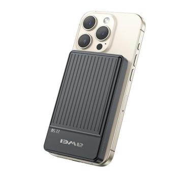 AWEI P33K PowerBank MagSafe 10000 mAh 22.5W - fekete kép