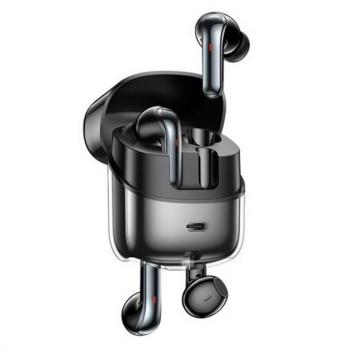 AWEI T79 bluetooth fülhallgató SZTEREO 2db (v5.3, TWS, aktív zajszűrő, mikrofon + töltőtok) FEKETE kép
