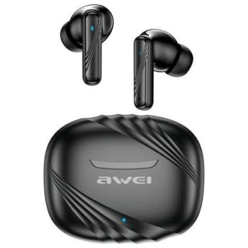 AWEI TA6 Bluetooth 5.3 vezeték nélküli fülhallgató ANC - fekete kép