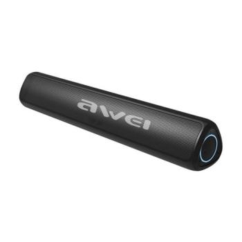 AWEI Y333 bluetooth hordozható hangszóró (v5.0, 1800 mAh akku, vízálló, 3.5mm jack, microSD, USB) FEKETE Honor X8a, Acer Iconia Tab A211, Samsung Galaxy Tab S6 Lite 10.4 WIFI (SM-P610) 2020, Eri kép