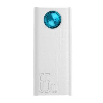 Baseus Amblight Power bank / külső akkumulátor, 30000mAh, 4xUSB, USB-C, 65W, fehér kép