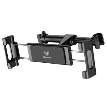 BASEUS autós tartó (fejtámlára, 360°-ban forgatható, 4.7-12.9&quot;) FEKETE Apple iPhone 7 4.7, CAT S60, Apple iPhone 7 Plus 5.5, Evolveo Strongphone Q5, Blackberry DTEK50 , Vodafone Smart turbo kép