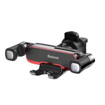 BASEUS autós tartó (szellőzőre, gravitációs, 360°-ban forgatható, 4.7-6.5&quot; méret) FEKETE Samsung Galaxy A34 5G (SM-A346), Huawei Nova 10 SE, Motorola Moto G82 (XT2225), Xiaomi Poco X5 Pr kép