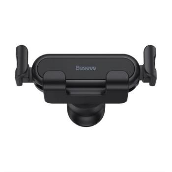 BASEUS autós tartó (szellőzőre, gravitációs, 360°-ban forgatható, töltő kialakítás, 5.4-6.7&quot; méret) FEKETE CAT S60, Apple iPhone 7 4.7, Apple iPhone 7 Plus 5.5, Blackberry DTEK50 , V kép