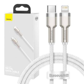 Baseus Baseus Cafule USB-C - Lightning kábel, 20W, 1m, fehér kép