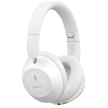 BASEUS BASS 30 MAX bluetooth fejhallgató SZTEREO (v5.3, mikrofon, zajszűrő + Type-C tápkábel) FEHÉR kép