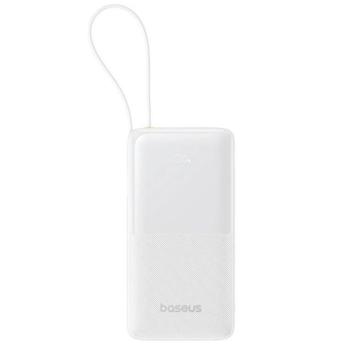 Baseus Bipow 2 Powerbank / külső akkumulátor, USB-C / USB-A port, QC + PD. 10000mAh, 20W, fehér kép