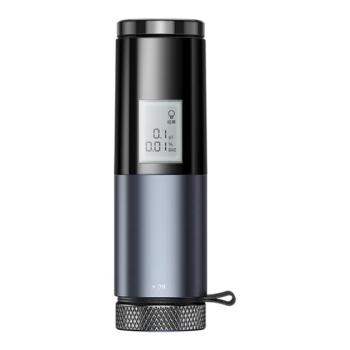 BASEUS BREATHLESS elektronikus alkoholszonda (LED kijelző, PD gyorstöltő, Type-C kábel) FEKETE kép