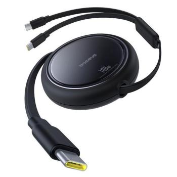 Baseus Bright Mirror Series Type-C - Type-C kábel 100W 1m - fekete kép