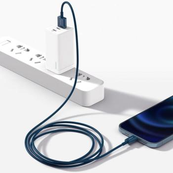 Baseus Cable USB Apple lightning 8-pin 2,4a kiváló gyors töltésű CALYS-A03 1M KÉK kép