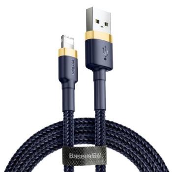 BASEUS cafule Cable USB A Lightning 1.5A 2M Arany-Blue CALKLF-CV3 kép