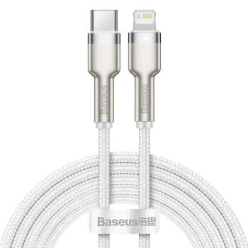Baseus Cafule USB-C-Lightning kábel, PD, 20 W, 2 m, fehér kép