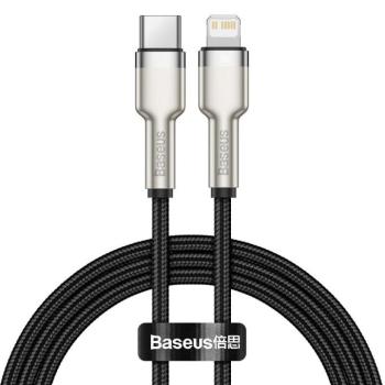 Baseus Cafule USB-C-Lightning kábel, PD, 20 W, 2 m, fekete kép