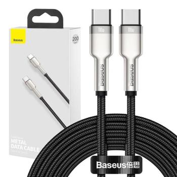 Baseus Cafule USB-C-USB-C kábel, 100 W, 2 m, fekete kép