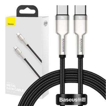 Baseus Cafule USB-C - USB-C kábel, 100W, 1m, fekete kép