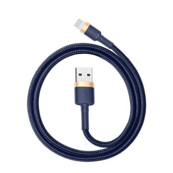 Baseus Cafule USB-Lightning töltőkábel, 1m, arany/sötétkék kép