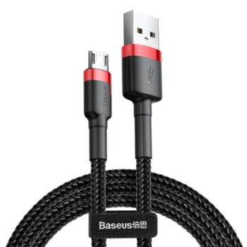 Baseus Cafule USB - Mirco USB kábel, 2.4A, 1m, piros/fekete kép