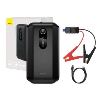 Baseus CRJS03-01 Super Energy Autó Jump Starter power bank, 12000mAh fekete kép