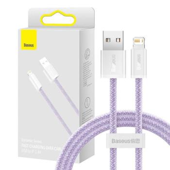 Baseus Dynamic USB-Lightning kábel, 2,4A, 1m, lila kép