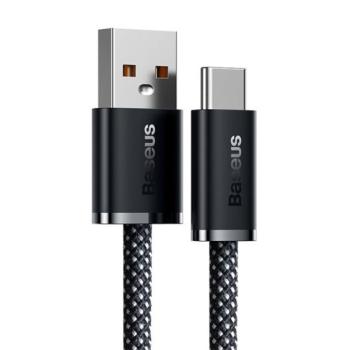 Baseus Dynamic USB / USB-C gyorstöltő töltő- és adatkábel, 100W, 1m, szürke kép