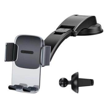 Baseus Easy Control Clamp autós tartó szellőzőrácshoz / műszerfalhoz, fekete kép